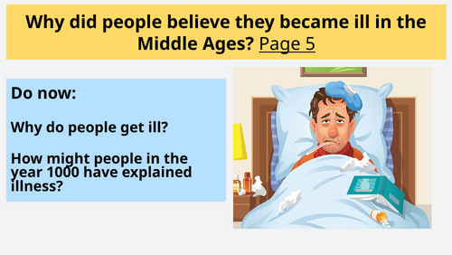 AQA Health & the People / Medicine / 1. Medieval Beliefs About Illness and Disease