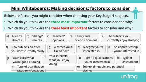 Y9 PSHE- HT3- Independence & Aspirations 1 [Careers]