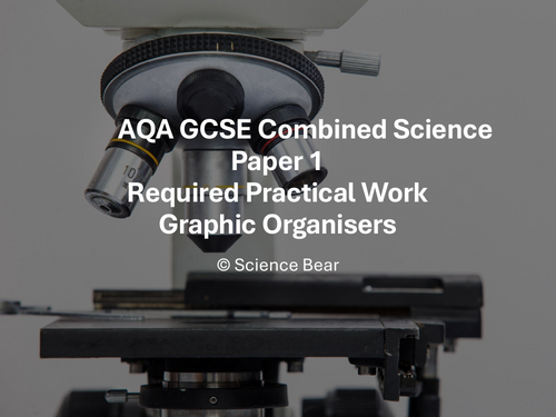 Required Practical Graphic Organisers for AQA GCSE Combined Science ...