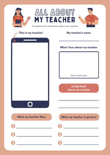 Show Your Teacher Some Love! End of Year - Graduation work