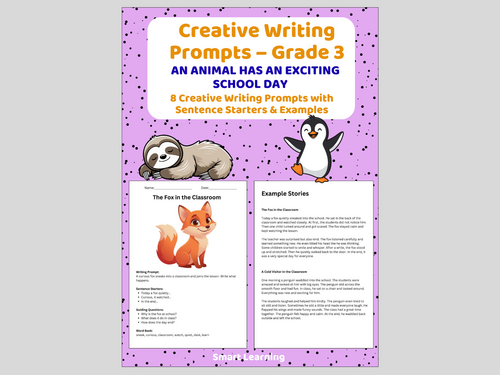 Creative Writing Prompts – Grade 3 | Exciting School Day Writing Activities