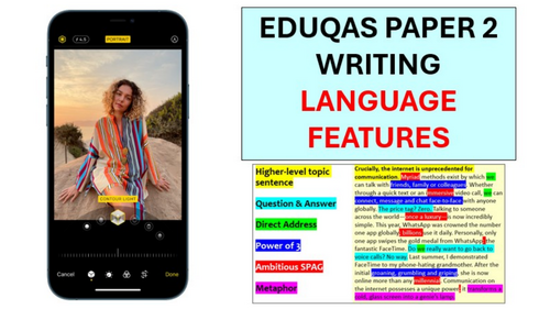 Grade 9 Language Features - EDUQAS Paper 2 Writing (GCSE English ...
