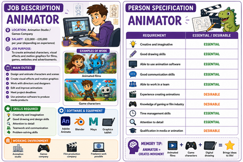 R093 - 1.2 Creative Job Roles in the Media Industry | Teaching Resources