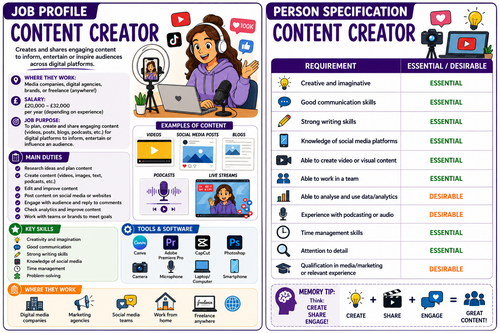 R093 - 1.2 Creative Job Roles in the Media Industry | Teaching Resources