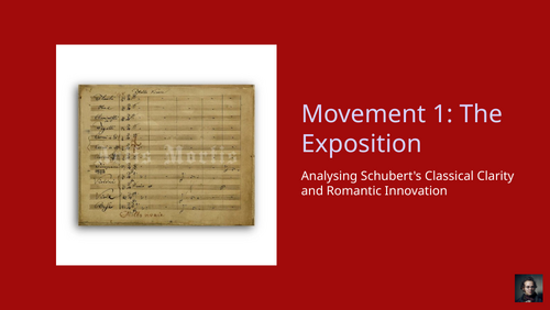Schubert Symphony No. 5 in B♭ major – Movement 1: The Exposition