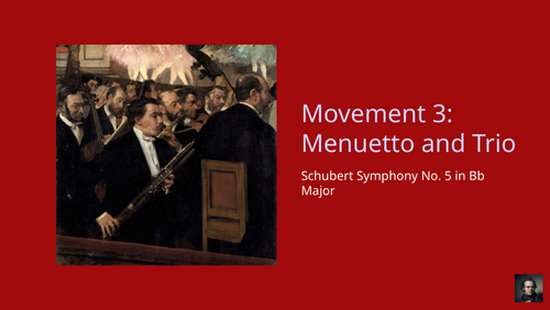 Schubert Symphony No. 5 in B♭ major – Movement 3: Menuetto and Trio