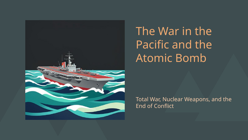 Second World War - The War in the Pacific and the Atomic Bomb ...
