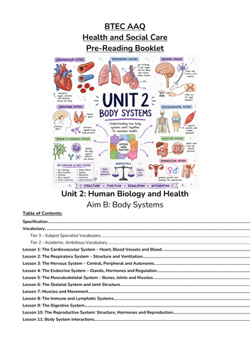 BTEC AAQ Health and Social Care - Unit 2 - Aim B