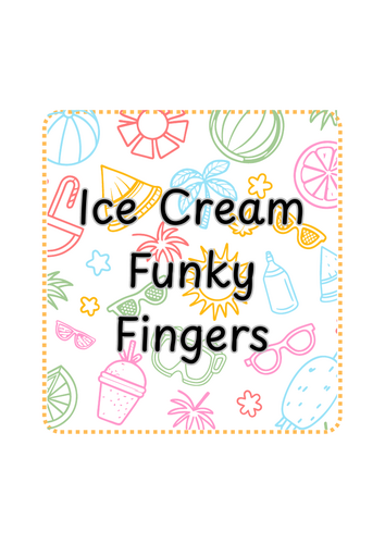 EYFS Summer Funky Finger Activity