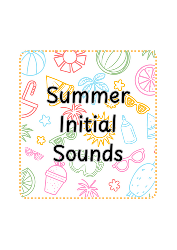 EYFS Summer Initial Sounds Activity