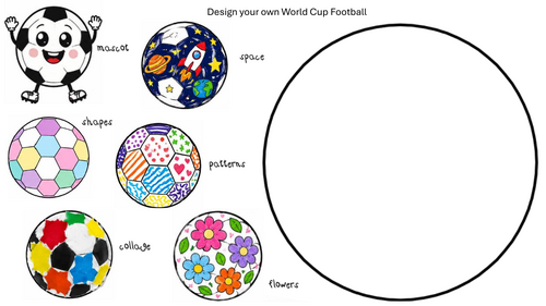 Design a World Cup Football EYFS and KS1 | Teaching Resources