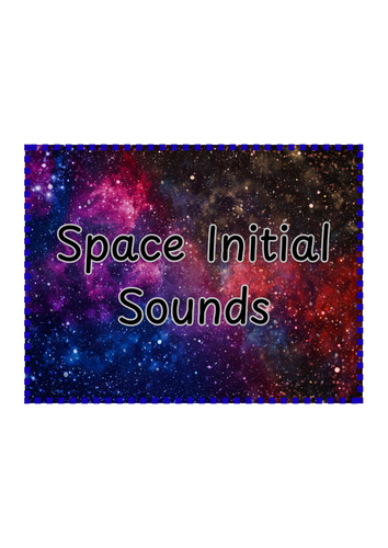 EYFS Space Initial Sounds Activity