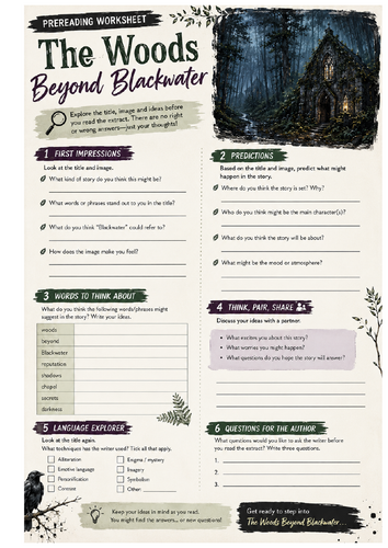 GCSE English Language Paper 1 Resource Pack (2026 Specification & GCSE Resit Friendly)