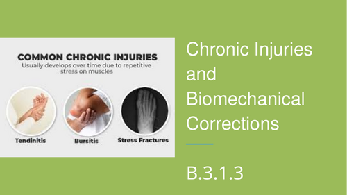 IB SEHS HL B.3.1.3 Overuse and Chronic Injuries Related to Technique