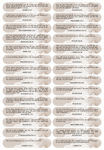 Printable Scripture Cards: 50 Promises of God | Teaching Resources