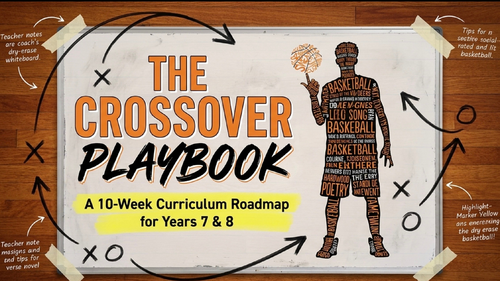 The Crossover Novel Study Unit | Years 7–8 English | Kwame Alexander ...