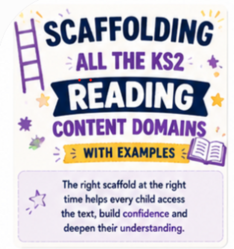KS2 Reading Content Domains: Practical Scaffolds & Examples | Teaching ...