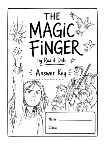 The Magic Finger workbook | Teaching Resources