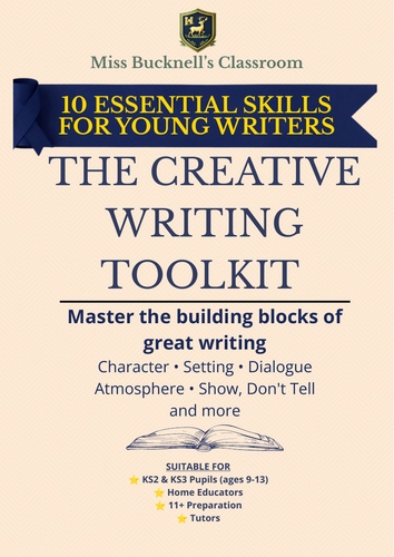 Creative Writing Toolkit with Model Answers for KS2 and KS3 | Teaching ...
