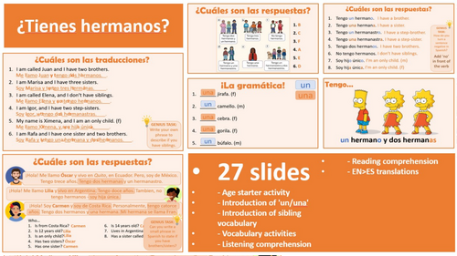 Onda 1, Module 1.4 - Tienes hermanos