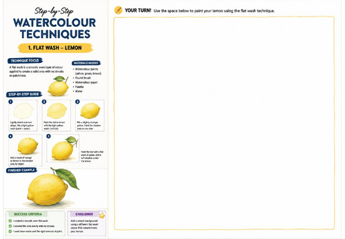 Step-by-Step Watercolour Techniques | 30 Watercolour Painting ...