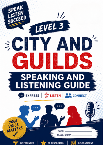 Entry Level 3 City & Guilds Speaking and Listening Guide – Complete ...