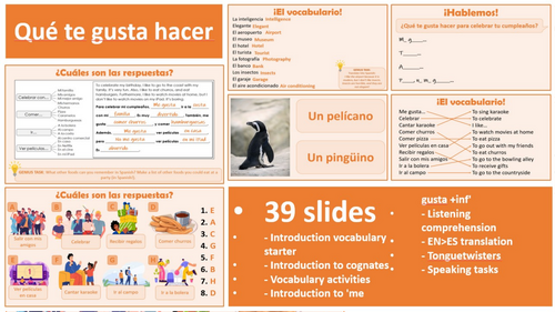 Onda 1, Module 2.2 - Qué te gusta hacer