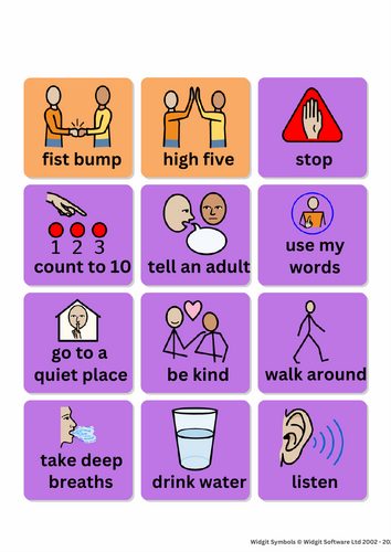 Restorative Board | Behaviour Support | Visual Feelings & Regulation ...
