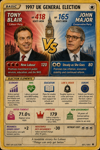 UK Election Pokemon Card design