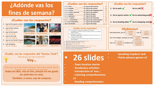 Onda 1, Module 2.4 - Adónde vas los fines de semana