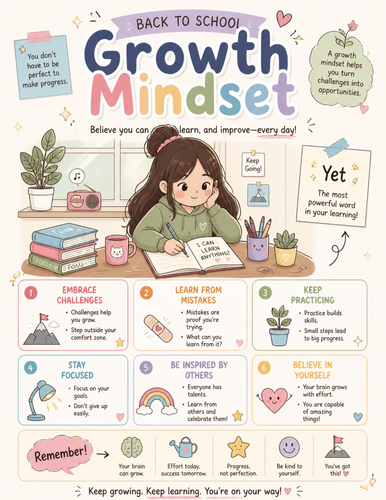 Growth Mindset I Educational Poster