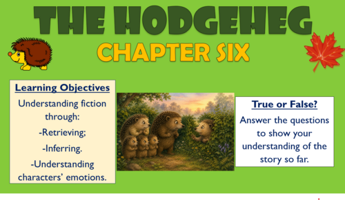 The Hodgeheg - Chapter Six!