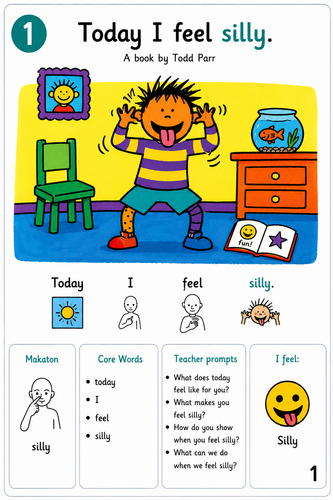 I Feel Silly Today – Symbol Adapted Book | ASD, SEN & SEND