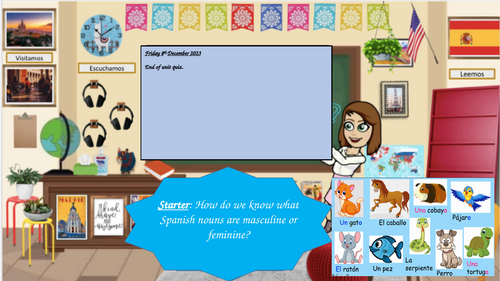 Spanish Grammar Rules Topic: Nouns, adjectives, opinion phrases and ...