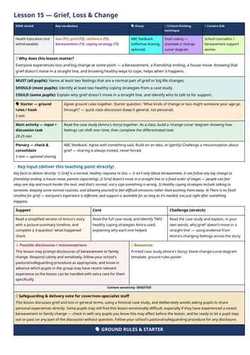 FREE LESSON SAMPLE - KS4 PSHE Bundle (Series 2) SEMH SEN focus All (NEW ...