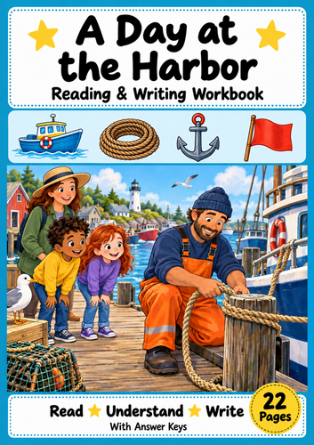 Harbor Visit Reading and Writing Workbook Grades 1-2 | Teaching Resources