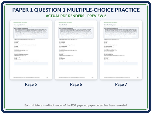 AQA English Language Paper 1 Q1 Practice | Teaching Resources