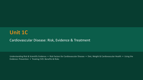AS Biology International 1C- Cardiovascular Health and Risk -Edexcel ...
