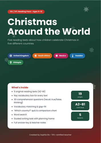 Christmas Around the World KS2 EAL Reading Pack