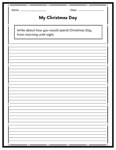 20 Christmas Writing Prompts for Grades 2–8: Creative Holiday Writing ...