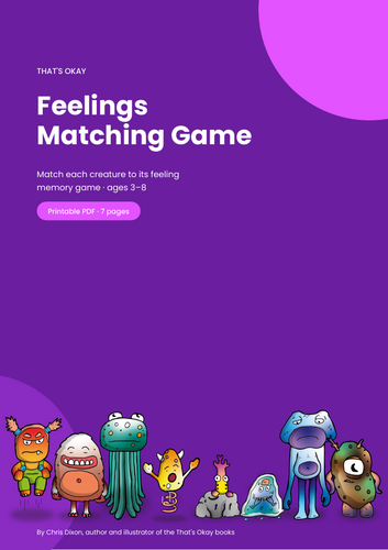 Emotions Matching Game: Pairs and Words