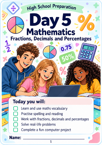 Fractions, Decimals & Percentages Made Simple | EAL Maths Workbook ...