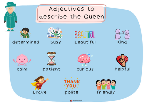 The Queen's Handbag - Character Adjective Pack