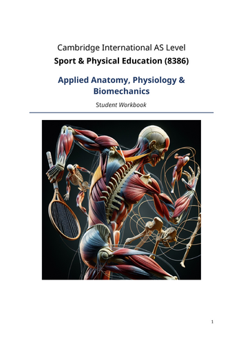 AS Level Sport & PE (8386) | Anatomy, Physiology & Biomechanics Student ...