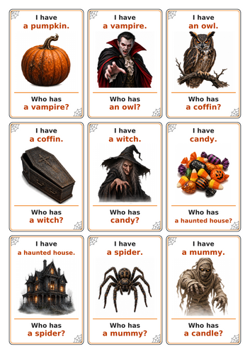 I have ... Who has ... ? - Halloween | Teaching Resources