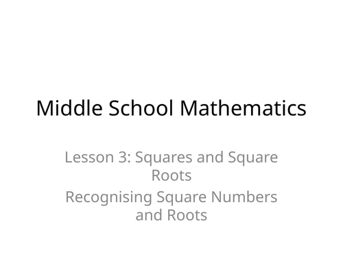 Square and Cube Roots Masterclass | Grade 5, 6 & 7 Maths | Lesson ...