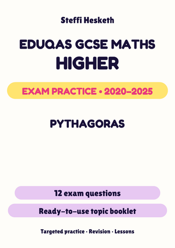 Eduqas GCSE Maths Higher: Pythagoras Exam Questions | 2020-2025 ...