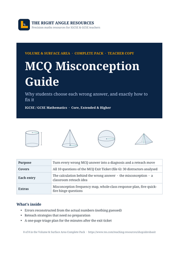 Volume and Surface Area GCSE and iGCSE 0580 Mathematics Complete Lesson ...