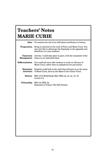 Free sample of Great Citizens: Black and Female Role Models | Teaching ...