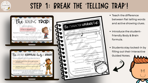 Show Don’t Tell Writing Mini-Lesson | Narrative Revision Workshop ...